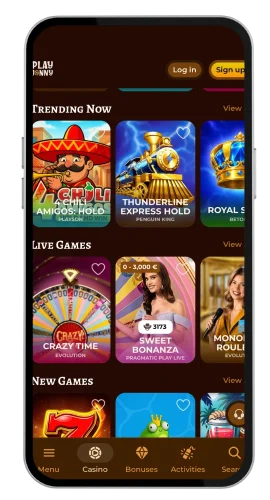 PlayJonny mobile